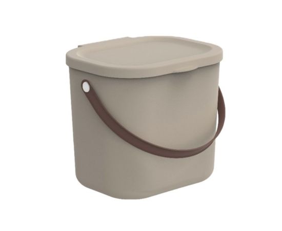 Storage box Rotho 6L ALBULA cappuccino