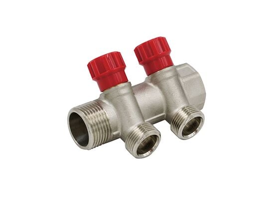 Коллектор красный General Fittings T2 1*1/2