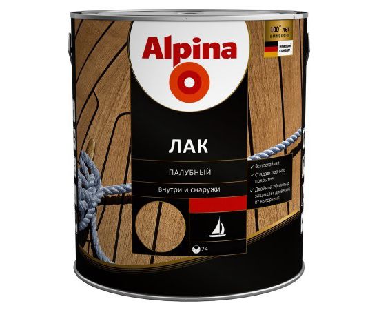 Лак Alpina Yachtlack 0.75 л матовый