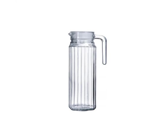 Glass carafe with a plastic lid Luminarc QUADRO 270263 1,1l