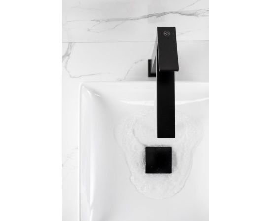 Washbasin faucet KFA Logon black with Click-Clack siphon