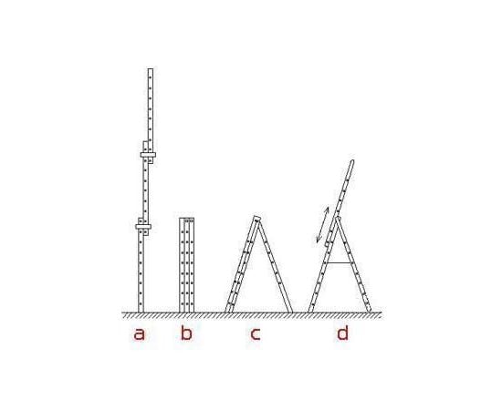 Three-section ladder NV 2230307 447 cm