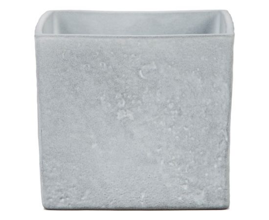 Ceramic flower pot Scheuric 970/18 COVER-POT GREY STONE