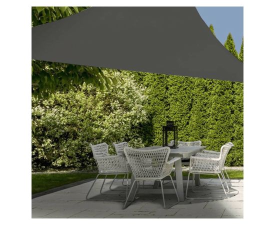 Sun protection shade cloth Koopman 360x360x360 cm gray