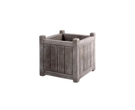 Wooden pot EDA Plastiques CHARME BAC CARRE 40 X 40 X 40 cm 31 L