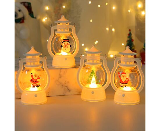 Christmas decoration lamp 5x5x12.5 cm