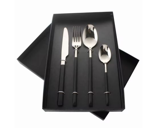 Knife-fork set metal 4pcs KS-30405