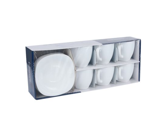 A set of glasses with saucers Luminarc CARINE 270182 220ml