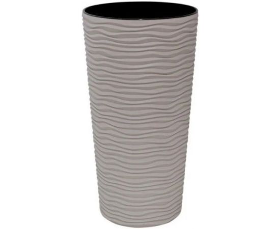 Flower pot plastic  Aleana Fusion d16*30cm cacao