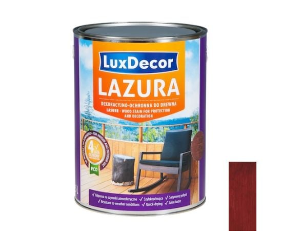 Лазурь LuxDecor 0.75 л махагон