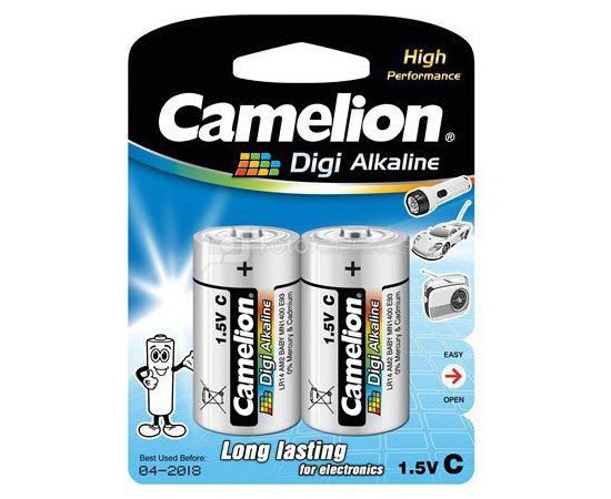 Батарейка Camelion LR14-BP2DG Digi Alkaline C 2 шт