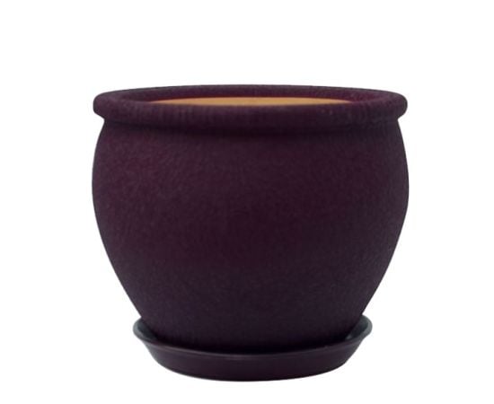 Flower Pot Ceramit with a stand Vietnam N1 Violet Silk