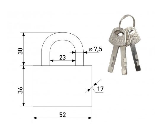 ბოქლომი Soller Extra 601-60HD satin