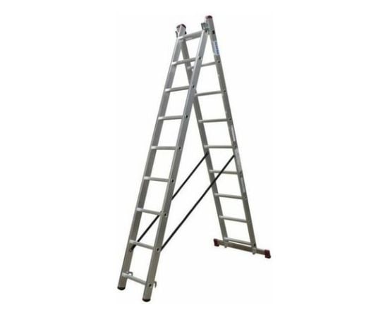 Aluminium ladder Krause Corda 010292 2x9