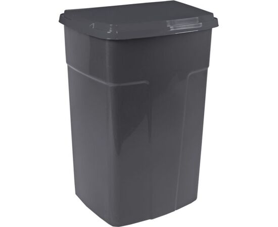 Trash can Aleana 90 l grey (122062)