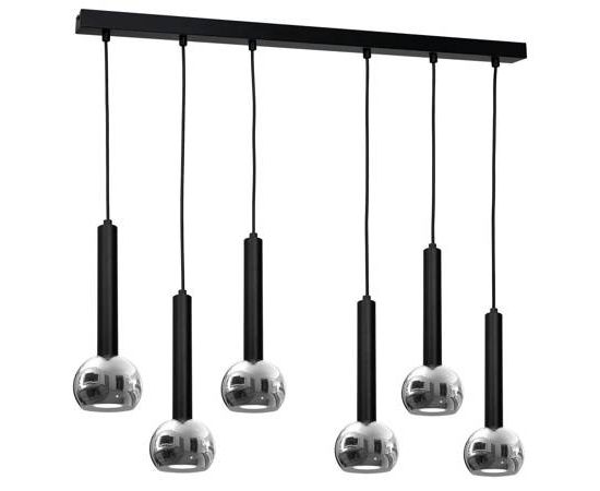 Pendant LUMINEX 6 Melis GU10 6x MAX 8W black 3630