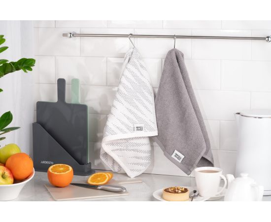 Set of kitchen towels Ardesto ART4060NS 100%cotton 40x60cm 2pcs gray