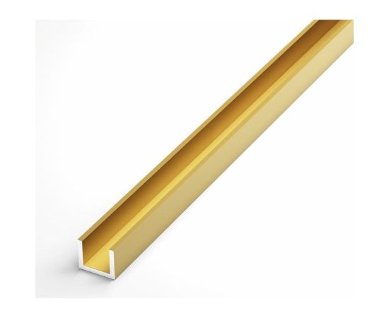 Aluminum channel PilotPro 20х20х20х1,5 (1,0м) gold