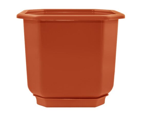 Flower Pot Plastic With a stand DAMA 36x36 (terracotta)