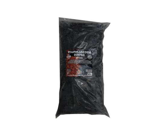 მულჩა დეკორატიული შავი Top Soil 50 ლ