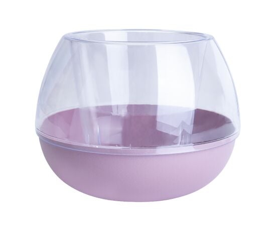 Pot plastic Aleana Sfera d10 transparent purple