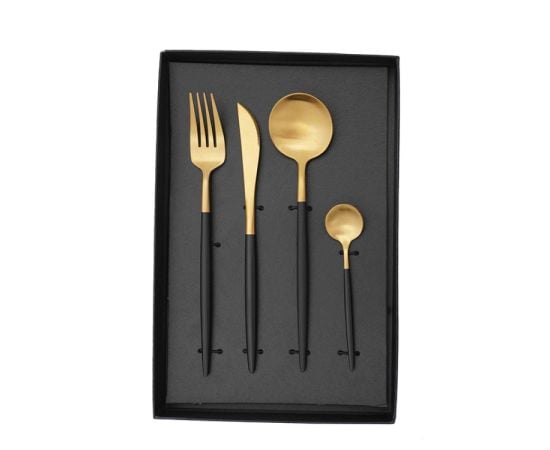 Knife-fork set metal 4pcs KS-888