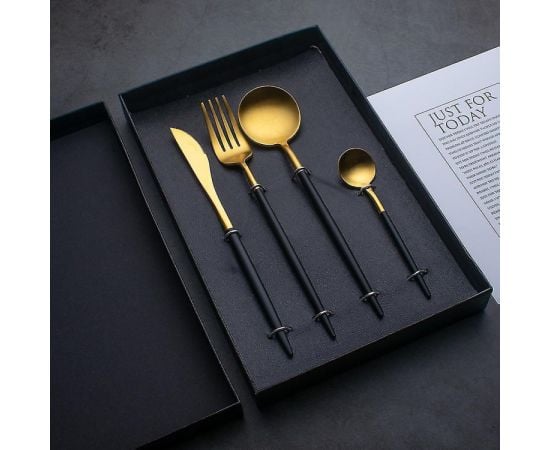 Knife-fork set metal 4pcs KS-888