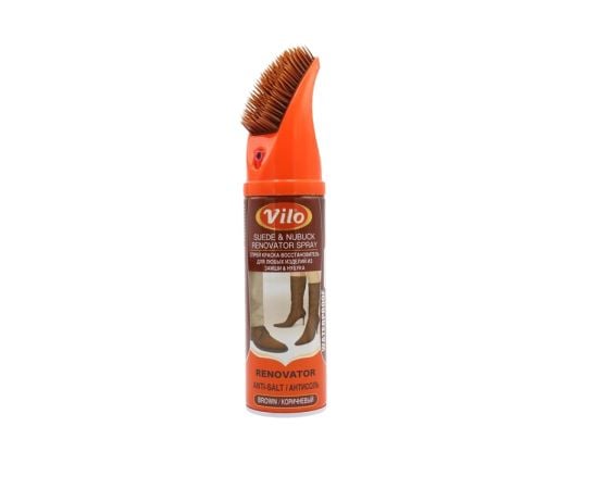 Suede and nubuck restoring spray Vilo 200ml brown