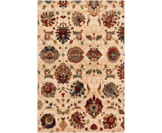 Carpet Dywilan SUPERIOR LATICA KREM 2470 cC3 200x300 100% WOOL