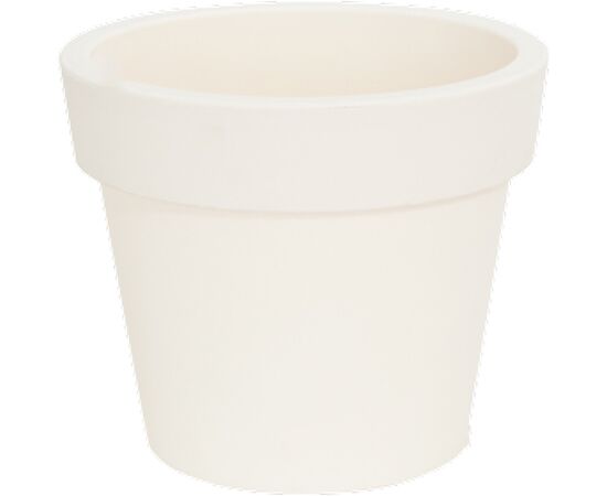 Plastic pot Aleana Gamma 32x27cm white rose 12 L