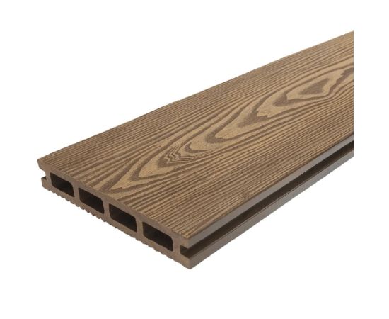 Доска террасная Bergdeck S140 Dark Teak 2200x140x22 мм