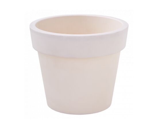 Plastic pot Aleana Gamma 26x22cm white rose 7 L