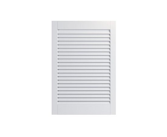 Wooden louvered doors Pine Woodtechnic 395x294 white