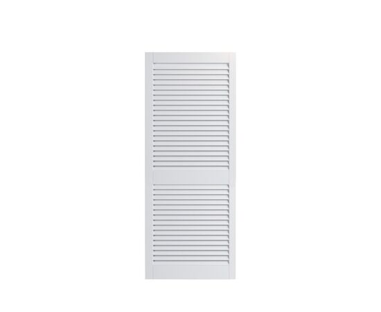 Wooden louvered doors Pine Woodtechnic 2422x394 white