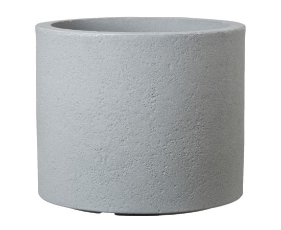 Outdoor plastic pot Scheurich 130/40 Riva Stone grey 36 L