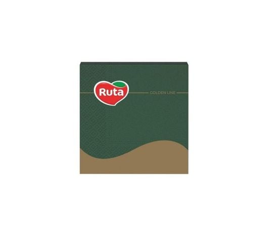 Napkin Ruta 33x33 20pcs 3layers green