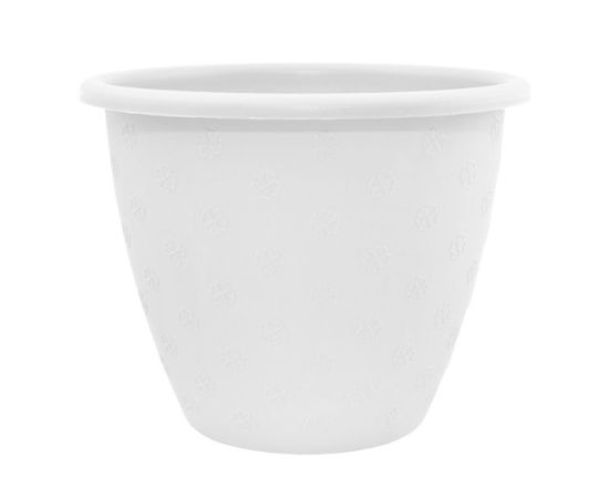 Plastic flower pot Aleana Verona 35x27 white