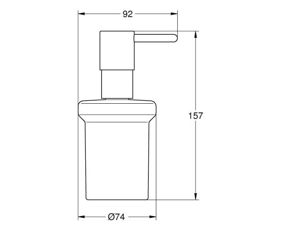 Диспенсер для жидкого мыла Grohe Bau Cosmopolitan 40394001