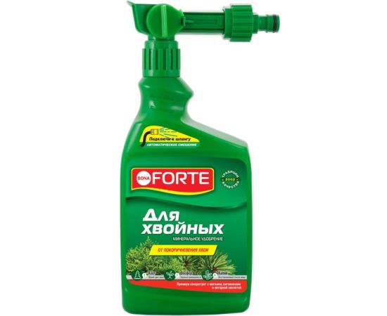 Fertilizer for conifers with ejector Bona Forte 1 l