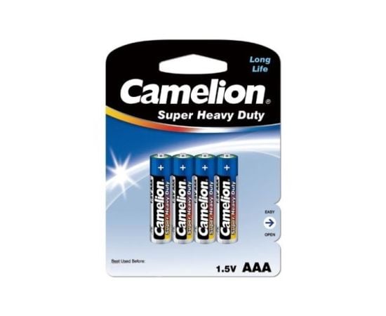 Батарейка Camelion Super Heavy Duty AAA солевая 4 шт