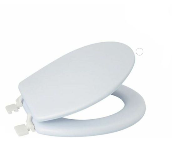 Toilet seat MSV Abattant WC 'Moelleux' Blanc 17