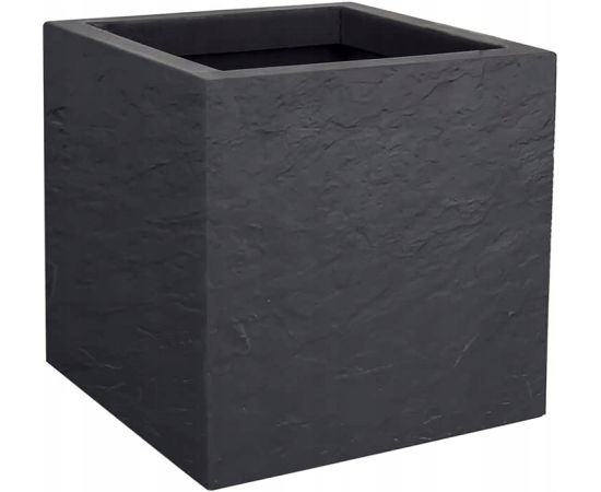 Горшок пластиковый EDA Plastiques CARRE VOLCANIA'UP 29,5 X 29,5 X 29,5 см 21 л