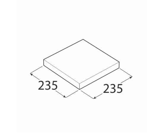 Полка со скрытым креплением венге VELANO 65054 235x235