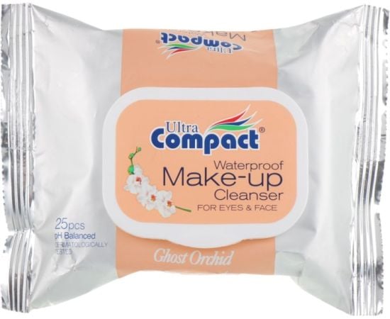 Wet wipes for removing make-up Compact 25 pcs