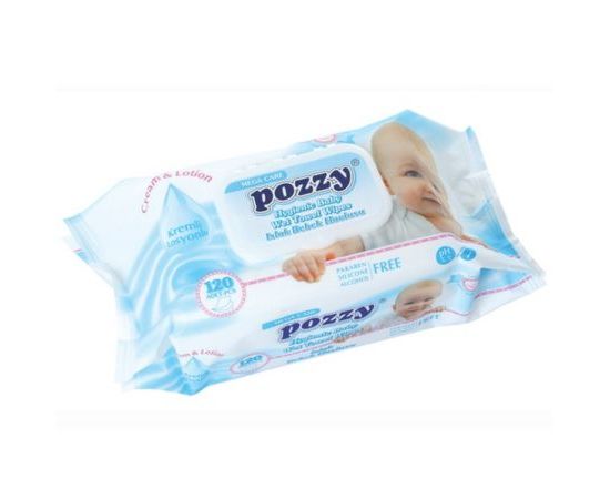 Baby wet wipes POZZY 120