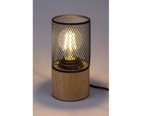 Table lamp Rabalux CALLUM 1 E27 h95 L195 wood black 74040