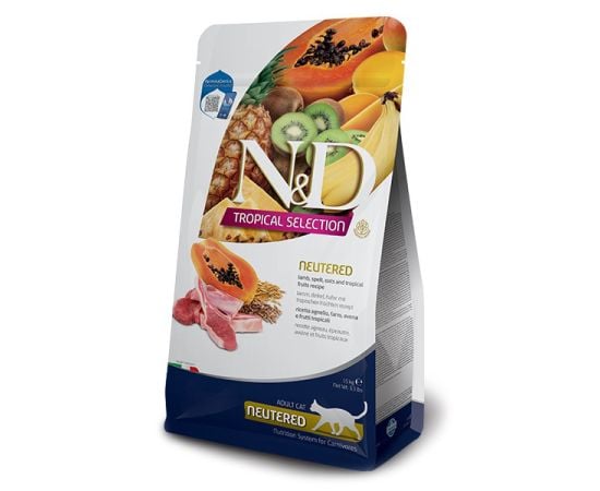 Cat food Farmina N&D Tropical Selection Neutered lamb 4+1 kg