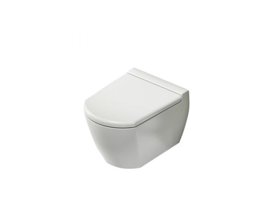 Wall-hung toilet with lid Valadares One white