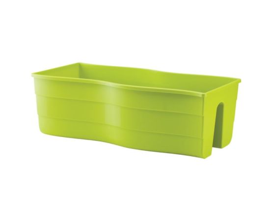 Plastic flower pot FORM PLASTIC Wave railing pot 2489-042 Ø60 pistachio