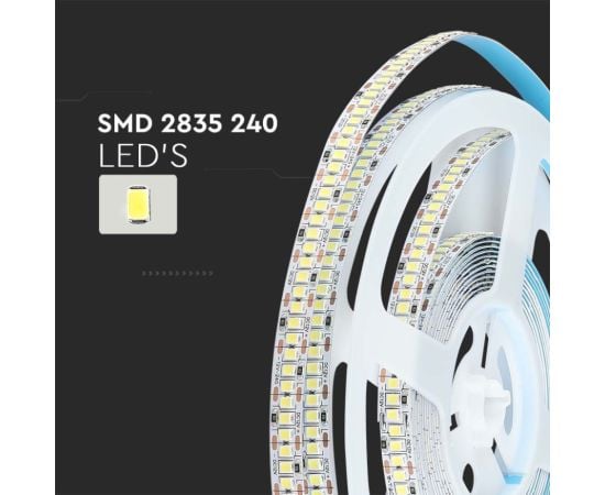 ლენტი LED V-TAC LS 212165 SMD2835 240 18W 4000K IP20